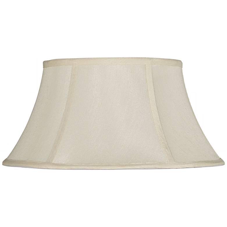 Image 1 Eggshell Modified Drum Lamp Shade 10x16x8.25 (Spider)