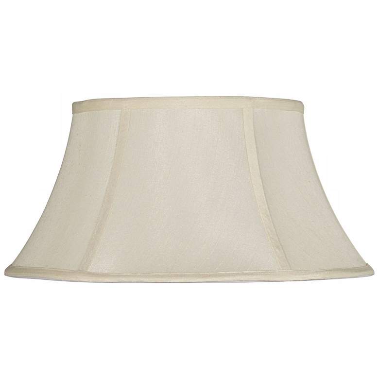 Image 1 Eggshell Modified Drum Lamp Shade 13x20x10.75 (Spider)