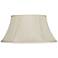 Eggshell Modified Drum Lamp Shade 13x20x10.75 (Spider)