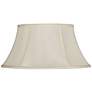 Eggshell Modified Drum Lamp Shade 9x14x8.25 (Spider)