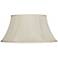 Eggshell Modified Drum Lamp Shade 9x14x8.25 (Spider)