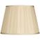 Eggshell Open Box Pleated Silk Shade 10x16x10 (Spider)