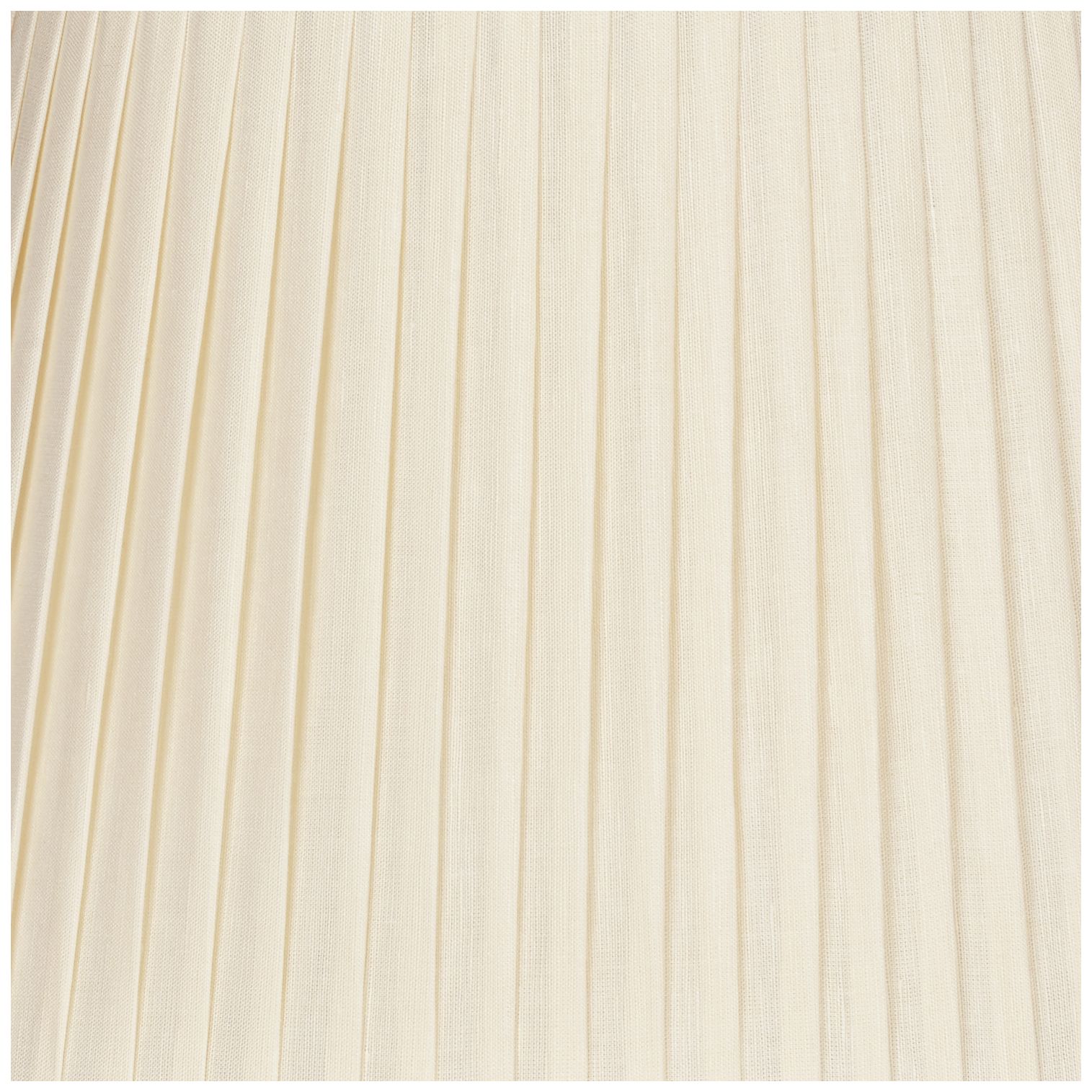 Image 5 Eggshell Oval Softback Knife Pleat Linen Shade 12/8x16/12x12 (Spider) more views