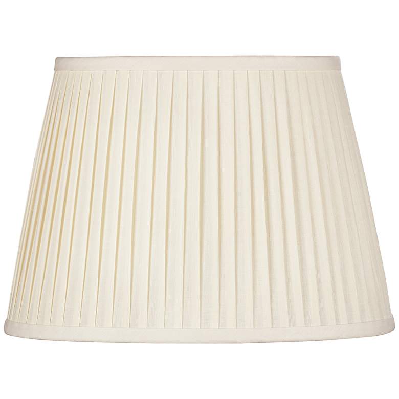 Image 1 Eggshell Oval Softback Linen Shade 9/5x12/8x9 (Spider)