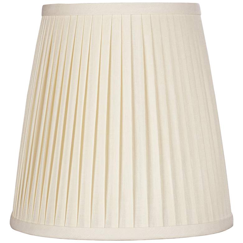 Image 3 Eggshell Oval Softback Linen Shade 9/5x12/8x9 (Spider) more views