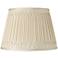 Eggshell Silk Full Smocked Pleated Shade 12x18x12 (Spider)