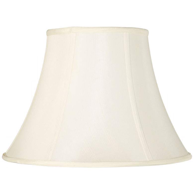 Image 1 Eggshell Softback Bell Lamp Shade 8.5x16x11.5 (Spider)