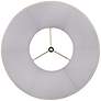 2_Eggshell Softback Bell Lamp Shade 8.5x16x11.5 (Spider) more views