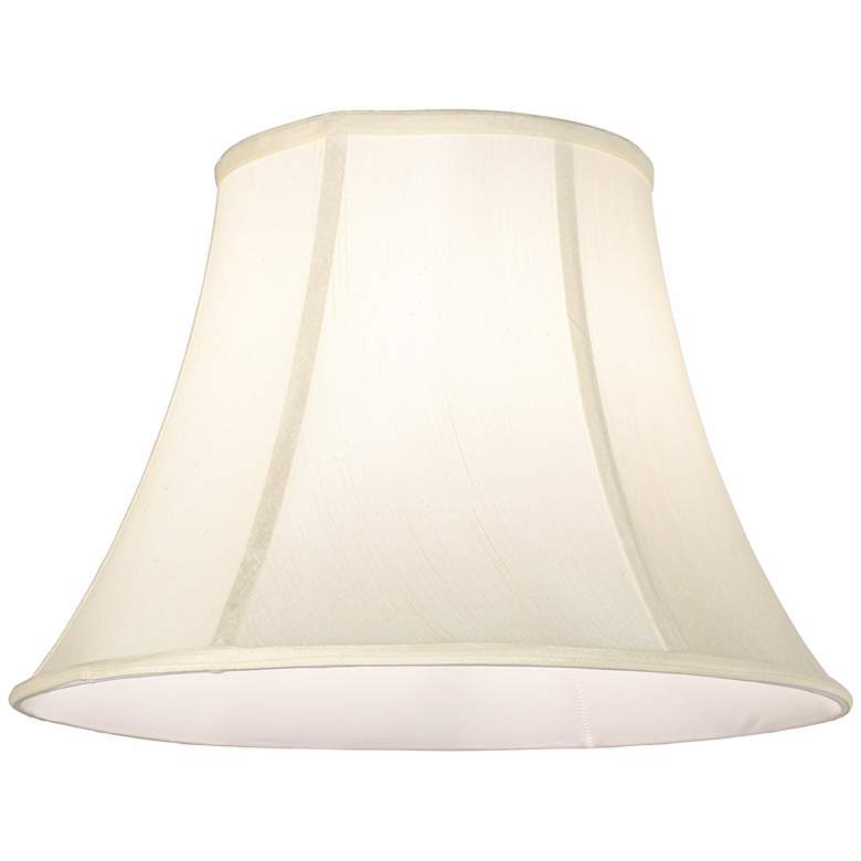 Image 3 Eggshell Softback Bell Lamp Shade 8.5x16x11.5 (Spider) more views