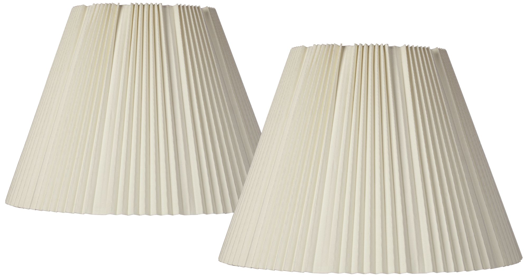 white pleated lamp