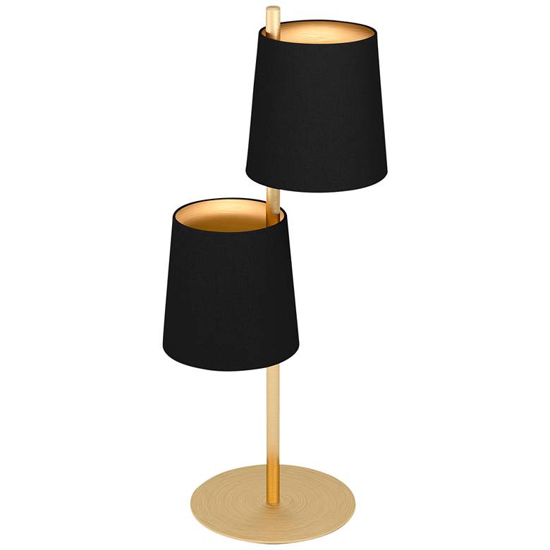 Image 2 Eglo Almeida 23 3/4 inch High Brushed Brass 2-Light Modern Accent Lamp