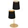 Eglo Almeida 23 3/4" High Brushed Brass 2-Light Modern Accent Lamp
