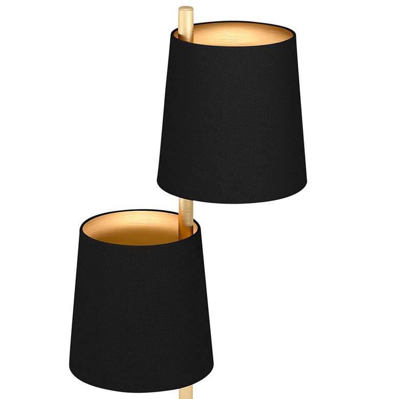 Image 3 Eglo Almeida 23 3/4" High Brushed Brass 2-Light Modern Accent Lamp more views