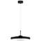 Eglo Alpicella 15 3/4" Wide Matte Black Modern LED Pendant Light