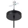 4_Eglo Alsager 16" 1 Light Black Pendant Light with Gray Felt Shade more views