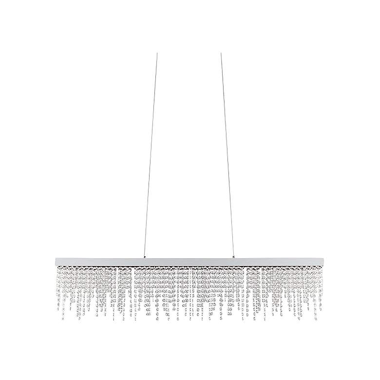 Image 1 Eglo Antelao 45 1/4"" Wide Chrome LED Chandelier