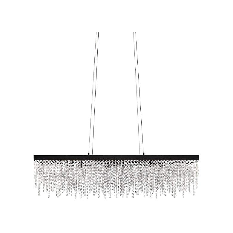 Image 1 Eglo Antelao 45 1/4 inch Wide Black LED Chandelier