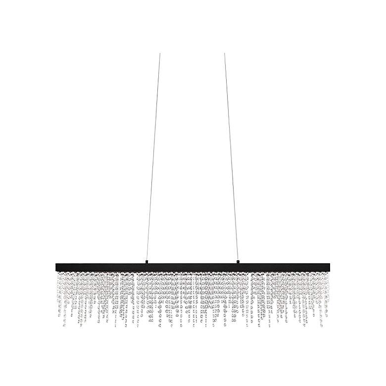 Image 1 Eglo Antelao 45 1/4" Wide Black LED Chandelier