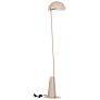 Eglo Aranzola 58 1/2" High Sandy Finish Modern Dome Floor Lamp