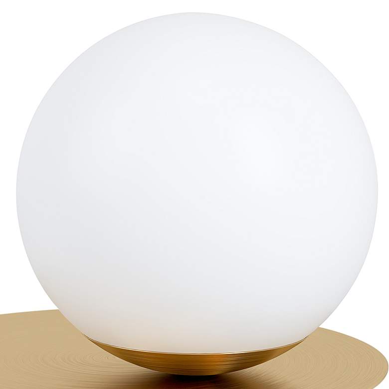 Image 3 Eglo Arenales 8" High Brushed Brass Accent Table Lamp more views