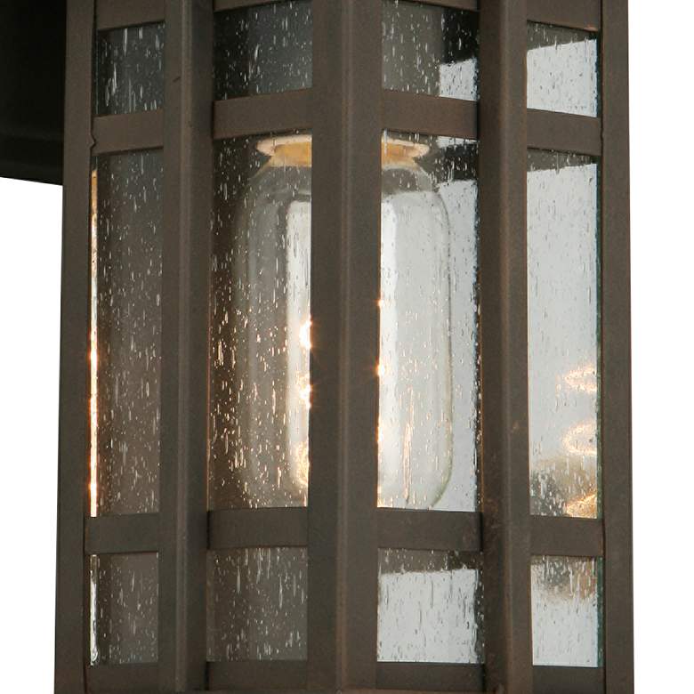 Image 2 Eglo Arlington 11" High Matte Bronze Outdoor Wall Light more views