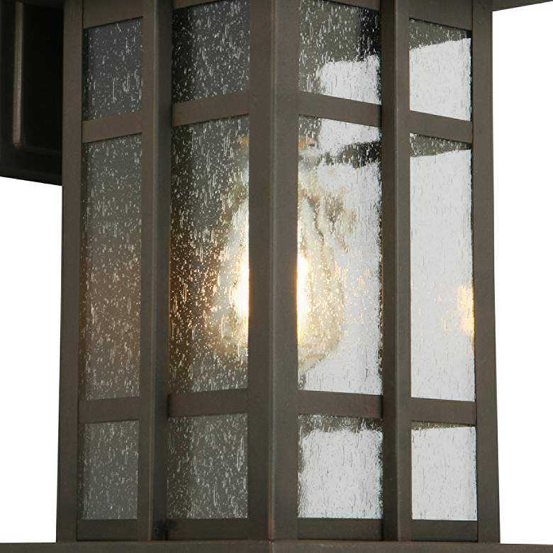 Image 2 Eglo Arlington 15 3/4" High Matte Bronze Outdoor Wall Light more views