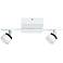 Eglo Armento 2-Light LED White Ceiling Track Light
