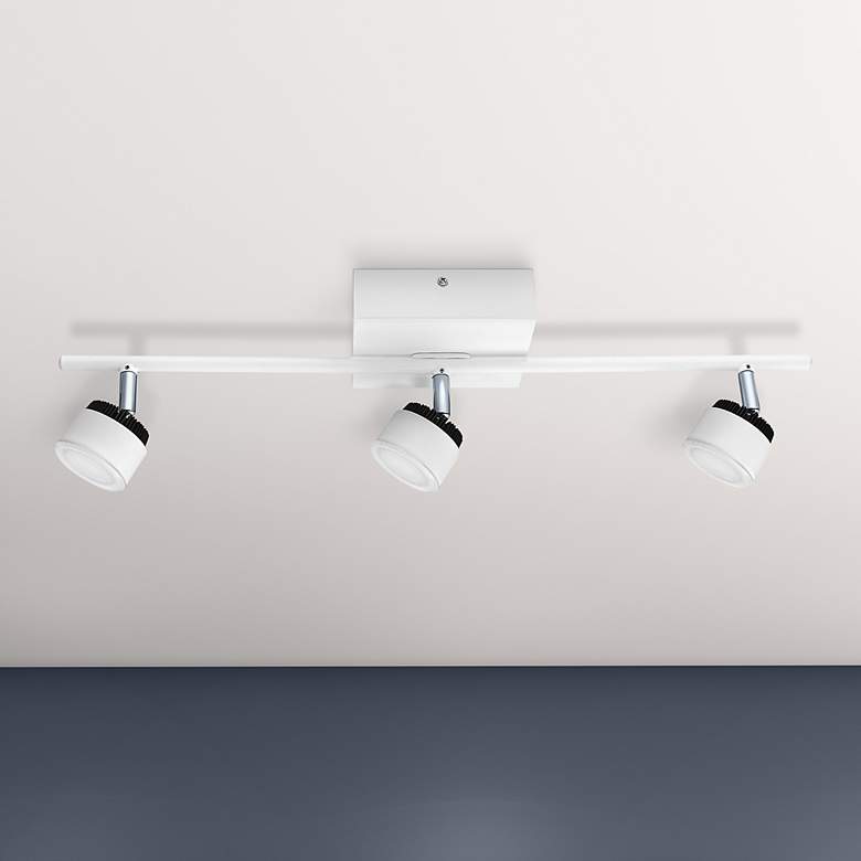Image 1 Eglo Armento 3-Light LED White Ceiling Track Light
