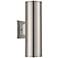 Eglo Ascoli 13" High Stainless Steel Outdoor Wall Light