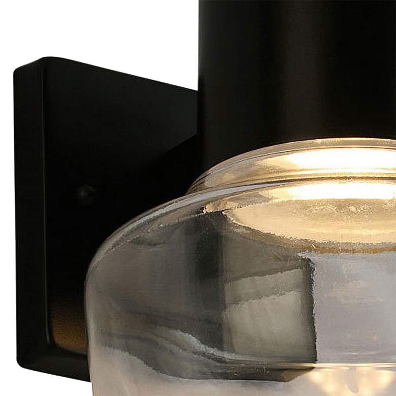Eglo Belby 7 1/2&quot; High Black LED Wall Sconce more views