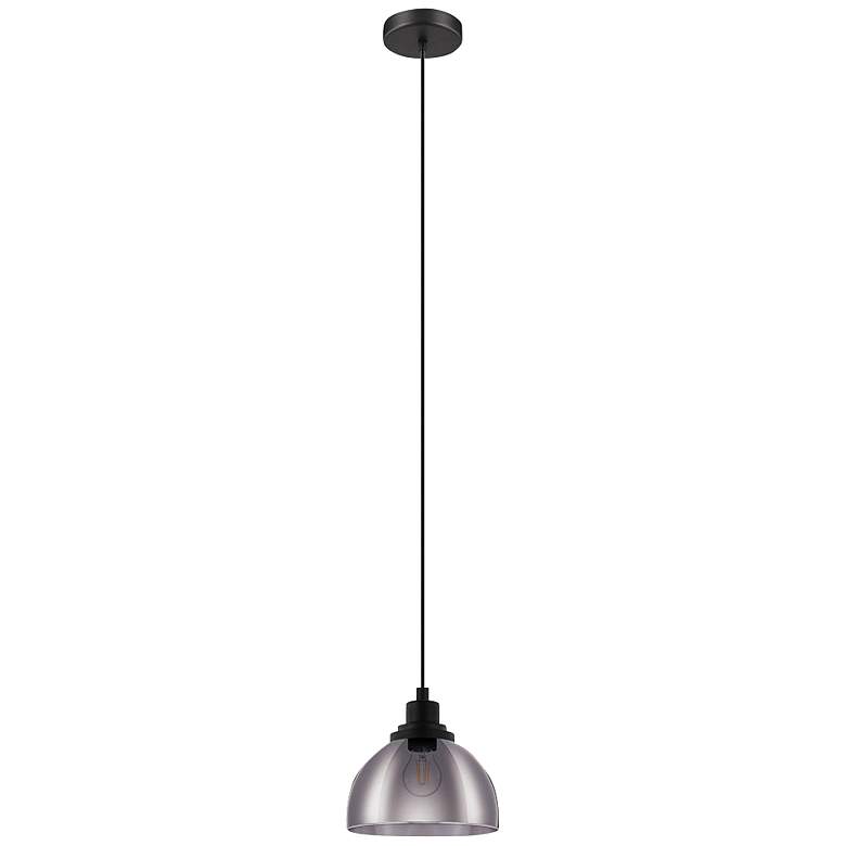 Image 2 Eglo Beleser 7 3/4" Wide Matte Black Pendant Light
