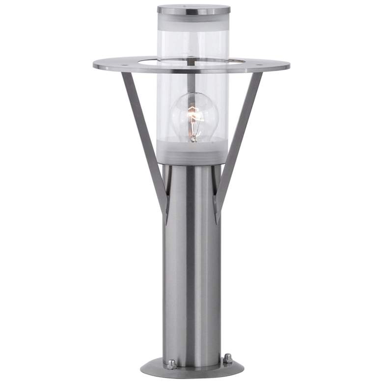 Image 1 Eglo Belfast 15 3/4"H Stainless Steel Outdoor Bollard Light