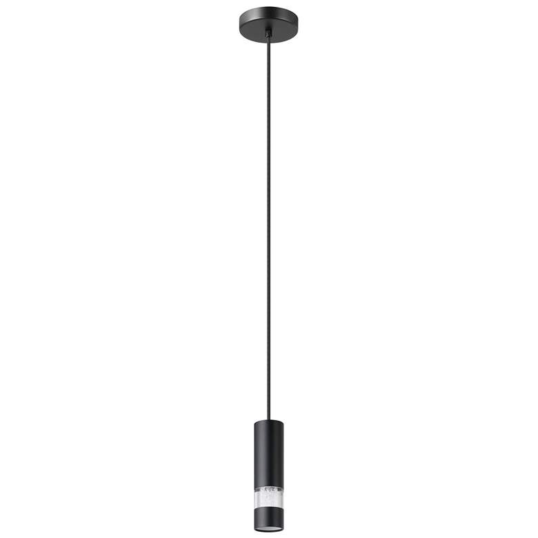 Image 1 Eglo Bernabeta 1 Light Black Pendant Light