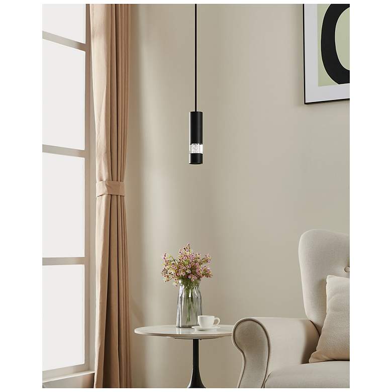Image 7 Eglo Bernabeta 1 Light Black Pendant Light more views