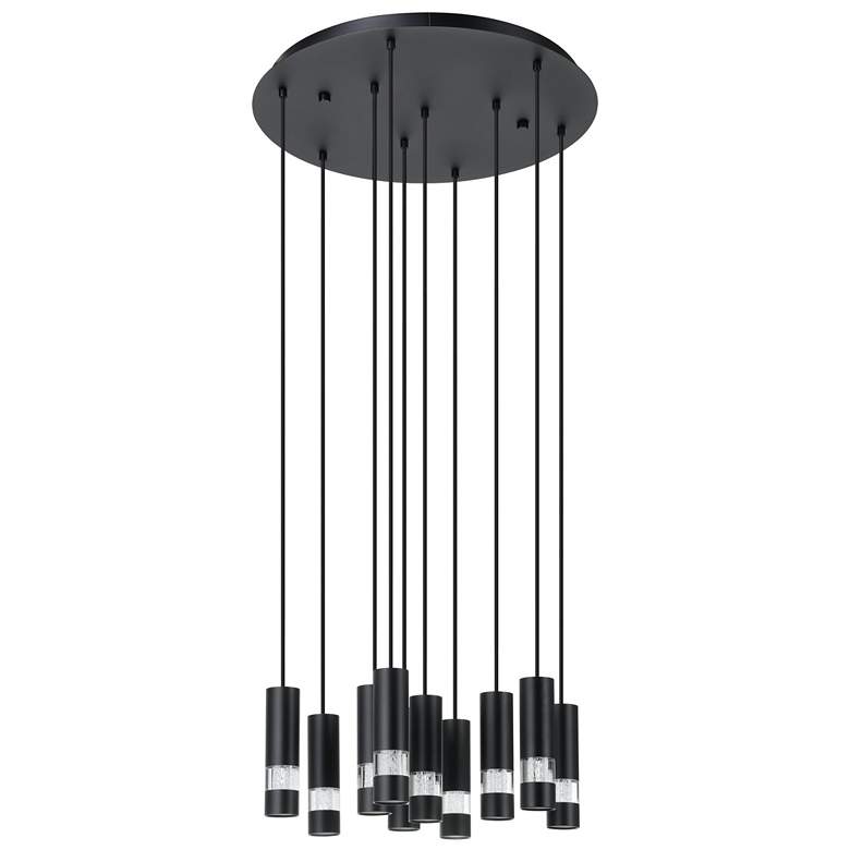 Image 1 Eglo Bernabeta 23" 10 Light Black Pendant Light