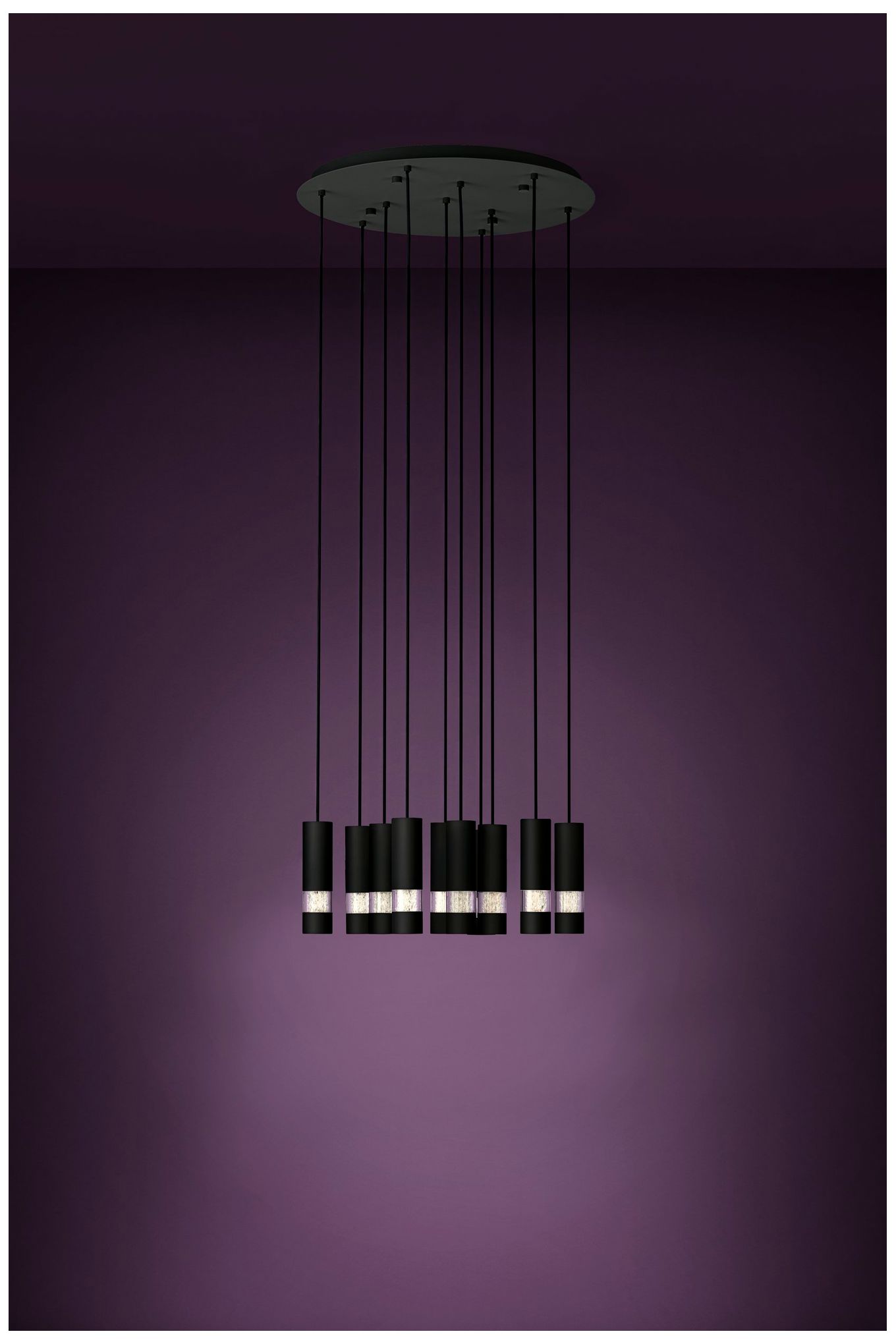 Image 4 Eglo Bernabeta 23" 10 Light Black Pendant Light more views