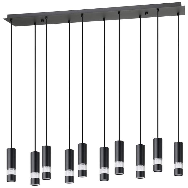 Image 1 Eglo Bernabeta 46" 10 Light Black Pendant Light