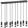 1_Eglo Bernabeta 46" 10 Light Black Pendant Light