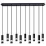 3_Eglo Bernabeta 46" 10 Light Black Pendant Light more views