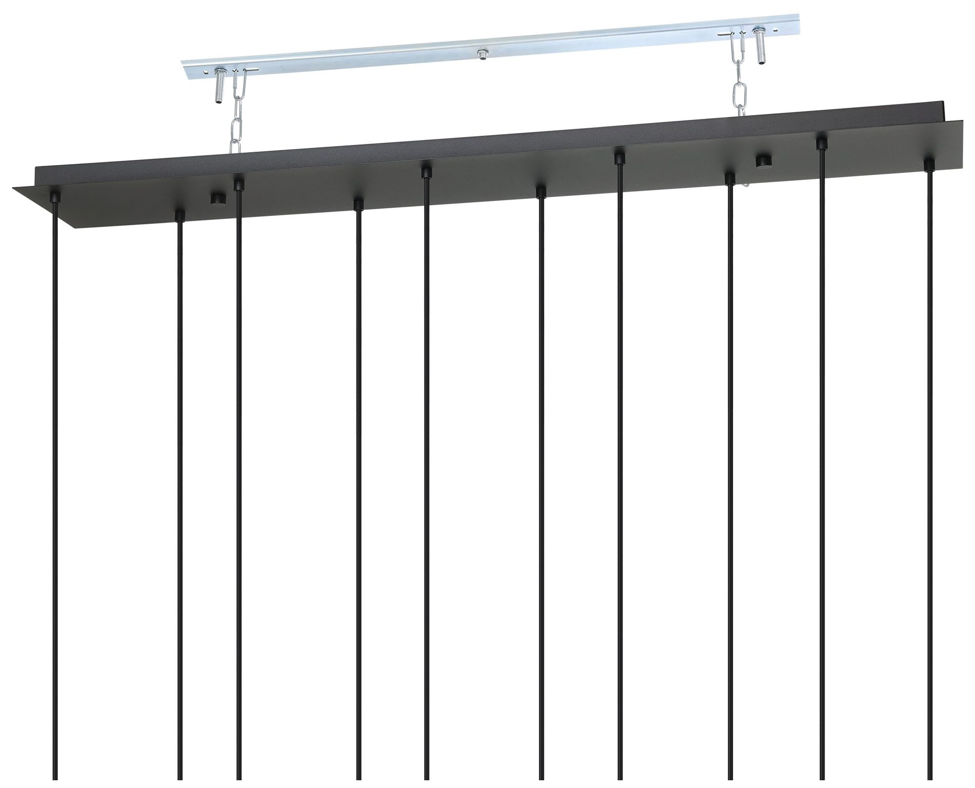 Image 5 Eglo Bernabeta 46" 10 Light Black Pendant Light more views