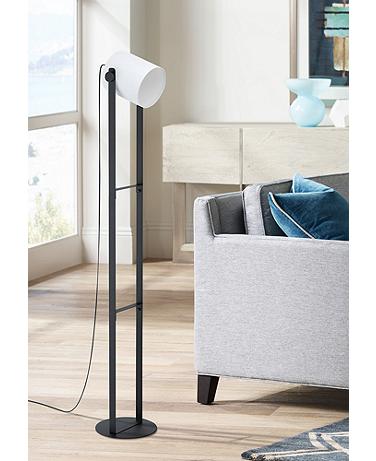 Eglo Burbank Black Adjustable Floor Lamp