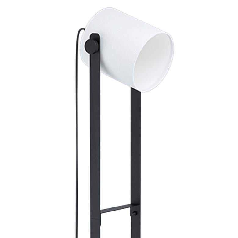 Image 3 Eglo Burbank Black Adjustable Floor Lamp more views