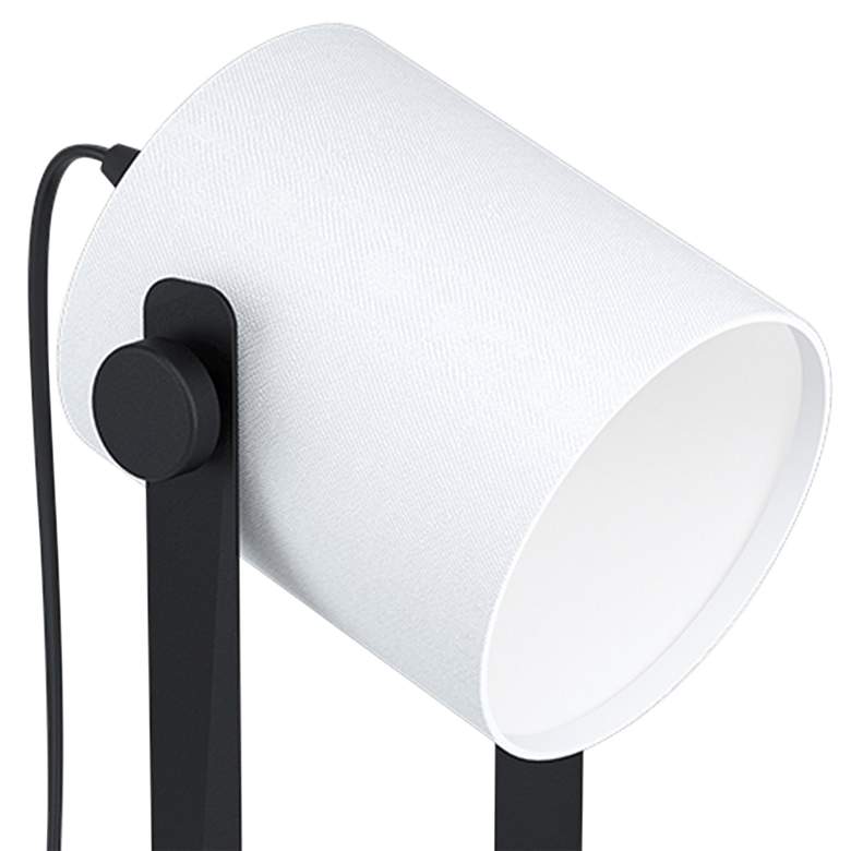 Image 2 Eglo Burbank Black Adjustable Modern Accent Lamp more views