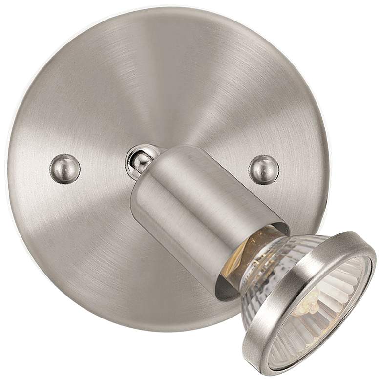 Image 1 Eglo Buzz 1-Light Matte Nickel Wall Track Light Fixture