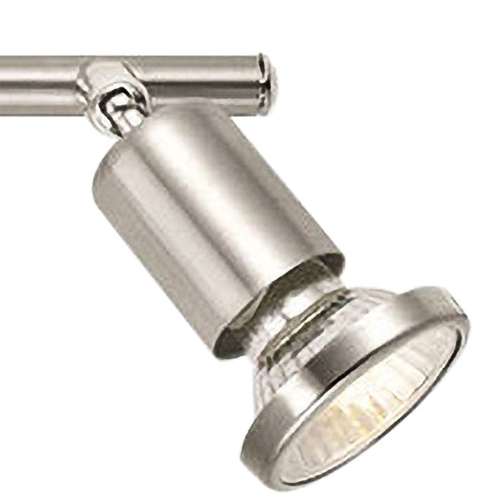 Eglo Buzz 3Light Matte Nickel Track Fixture 74T34 Lamps Plus