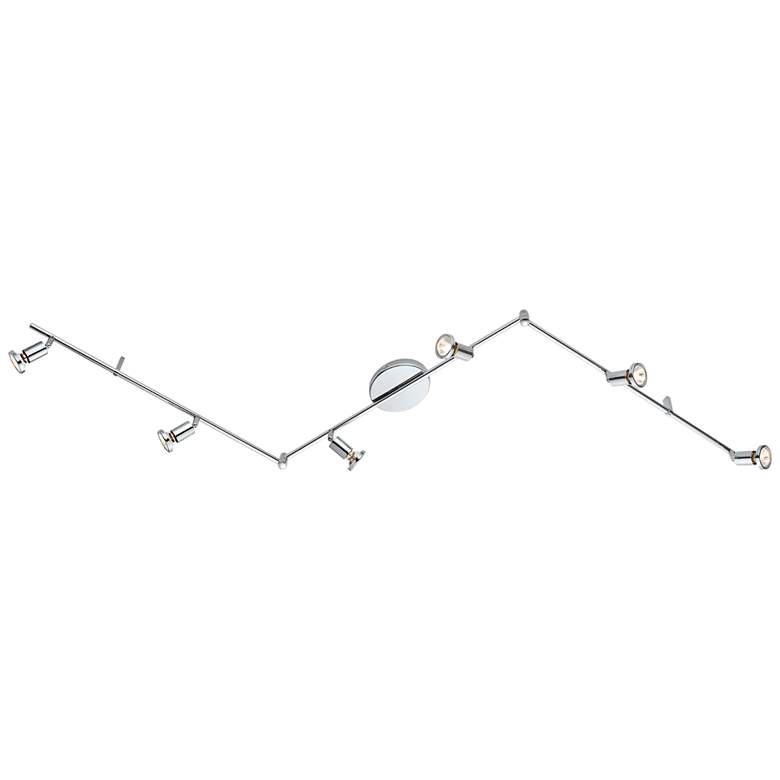 Image 1 Eglo Buzz 6-Light Chrome Track Fixture