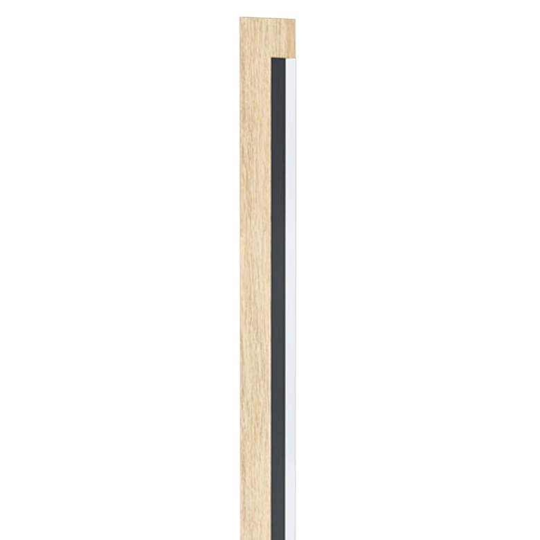 Image 4 Eglo Camacho Natural and Black LED Column Floor Lamp more views