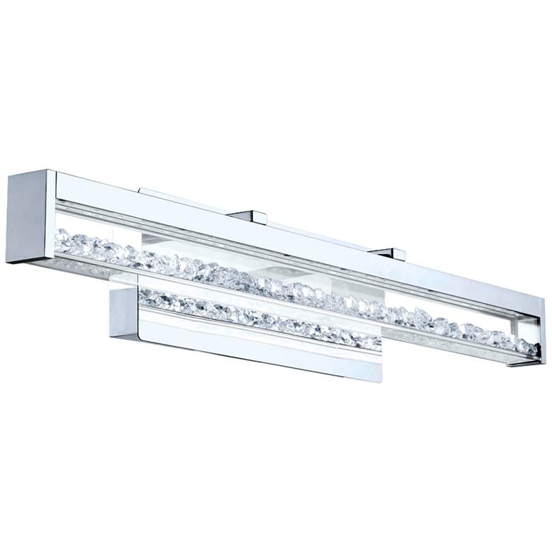 Image 1 Eglo Cardito 27 1/2" Wide Chrome LED Bath Light