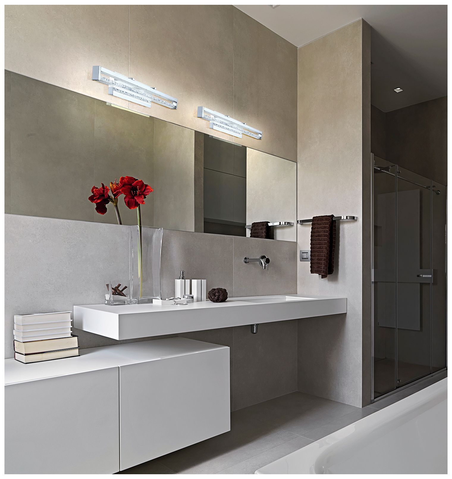 Image 3 Eglo Cardito 27 1/2" Wide Chrome LED Bath Light more views