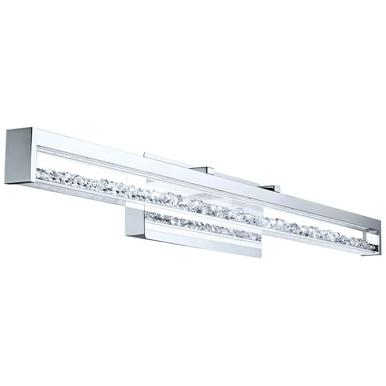Image 2 Eglo Cardito 39 1/2" Wide Chrome LED Bath Light